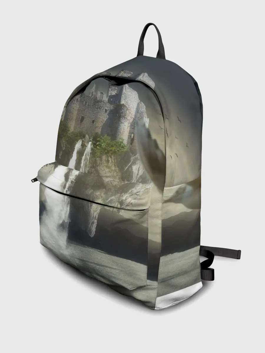 Рюкзак джинсовый / Парящий замак