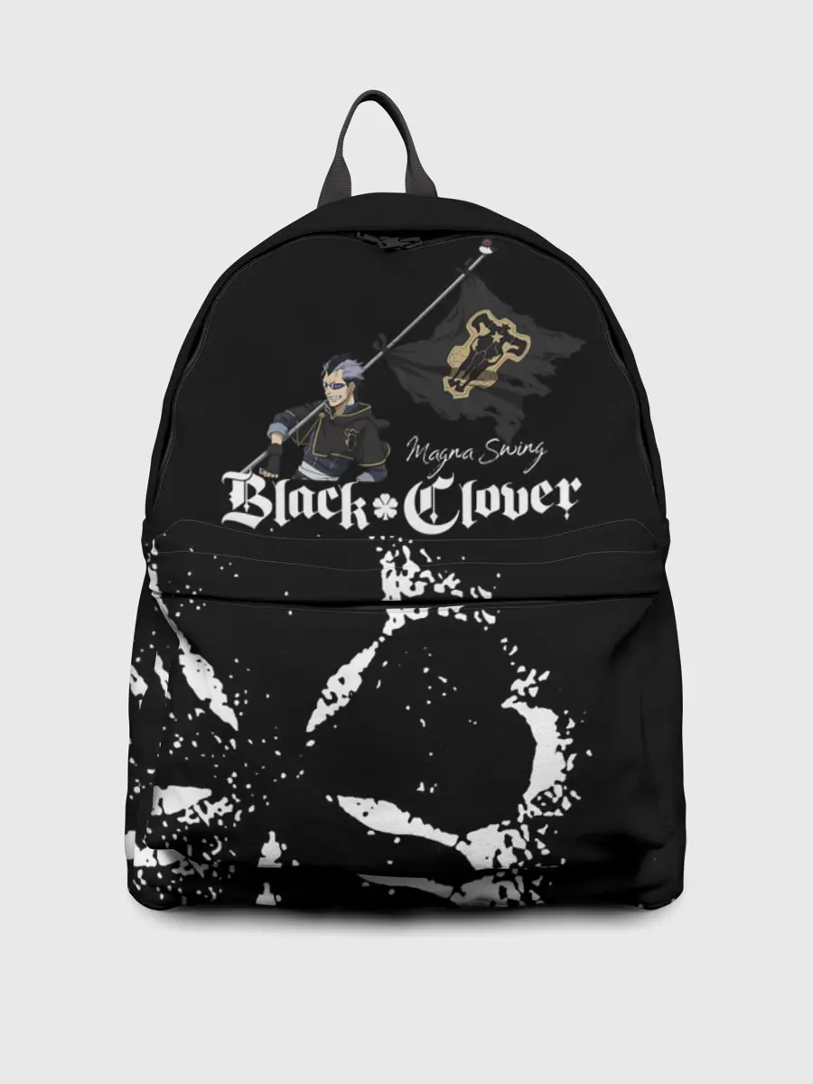 Рюкзак джинсовый / Магна Свинг Чёрный клевер