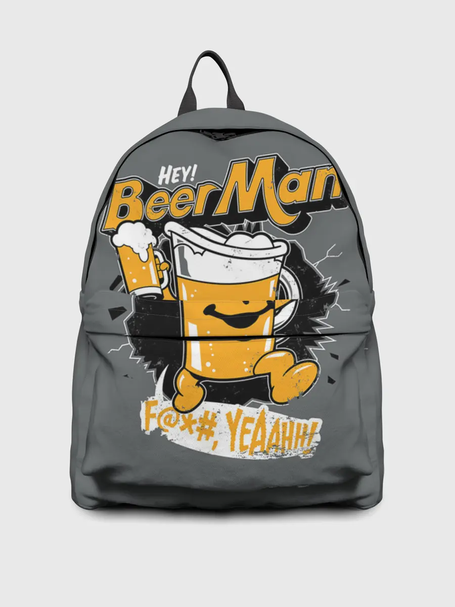 Рюкзак джинсовый / BEER MAN