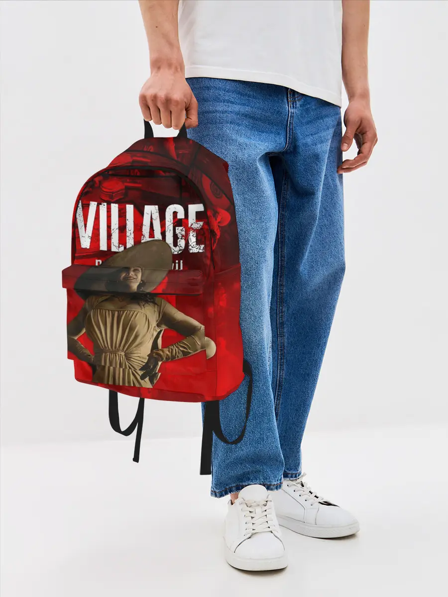 Рюкзак джинсовый / RESIDENT EVIL 8 / ДИМИТРЕСКУ