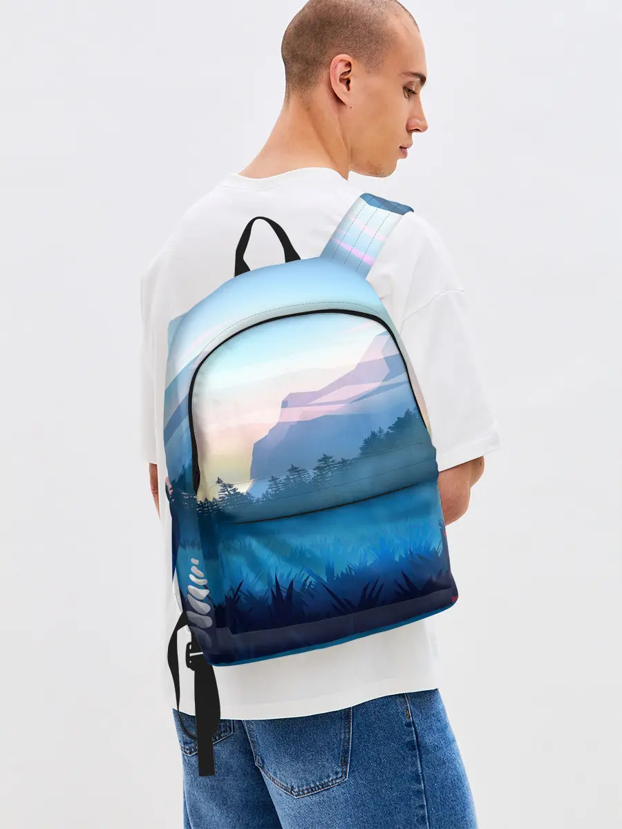 Рюкзак джинсовый / Рассвет