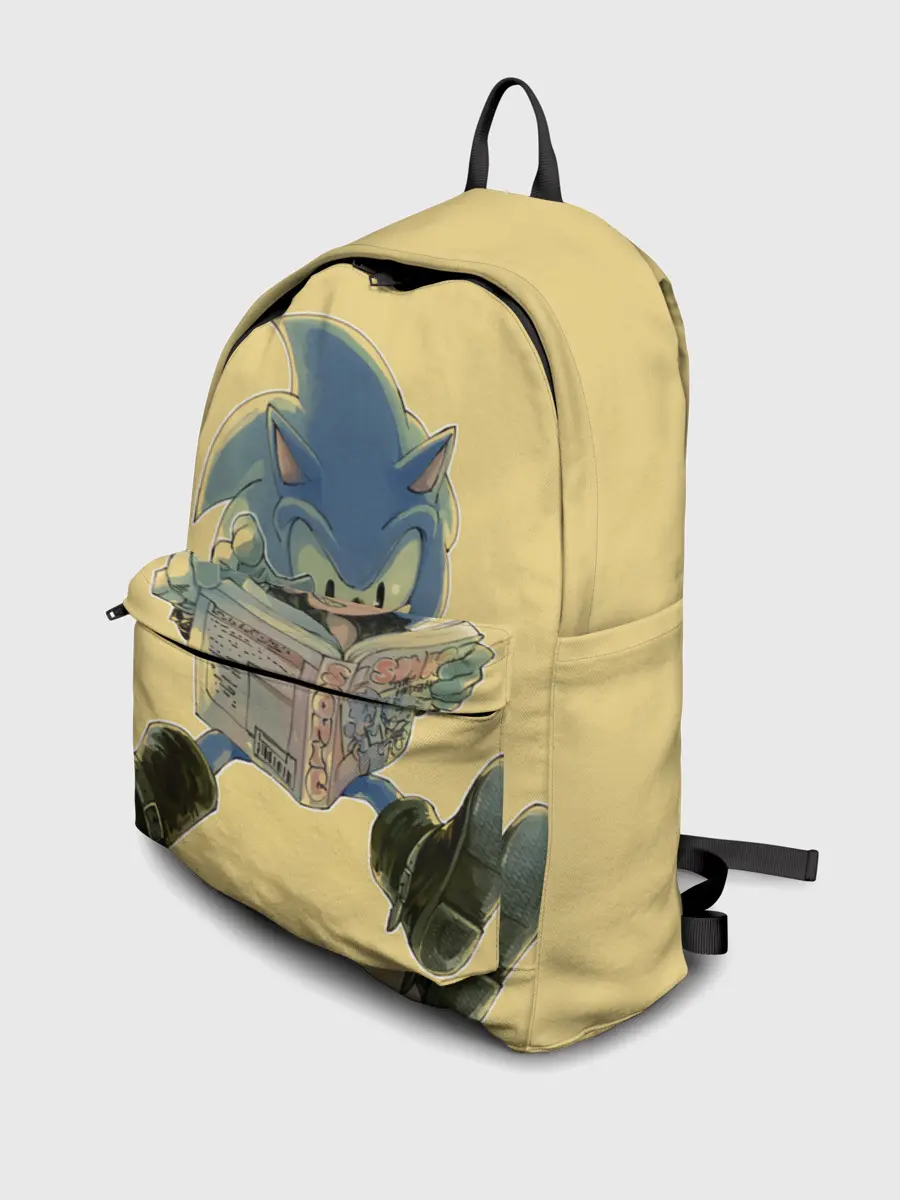 Рюкзак джинсовый / Соник с книжкой