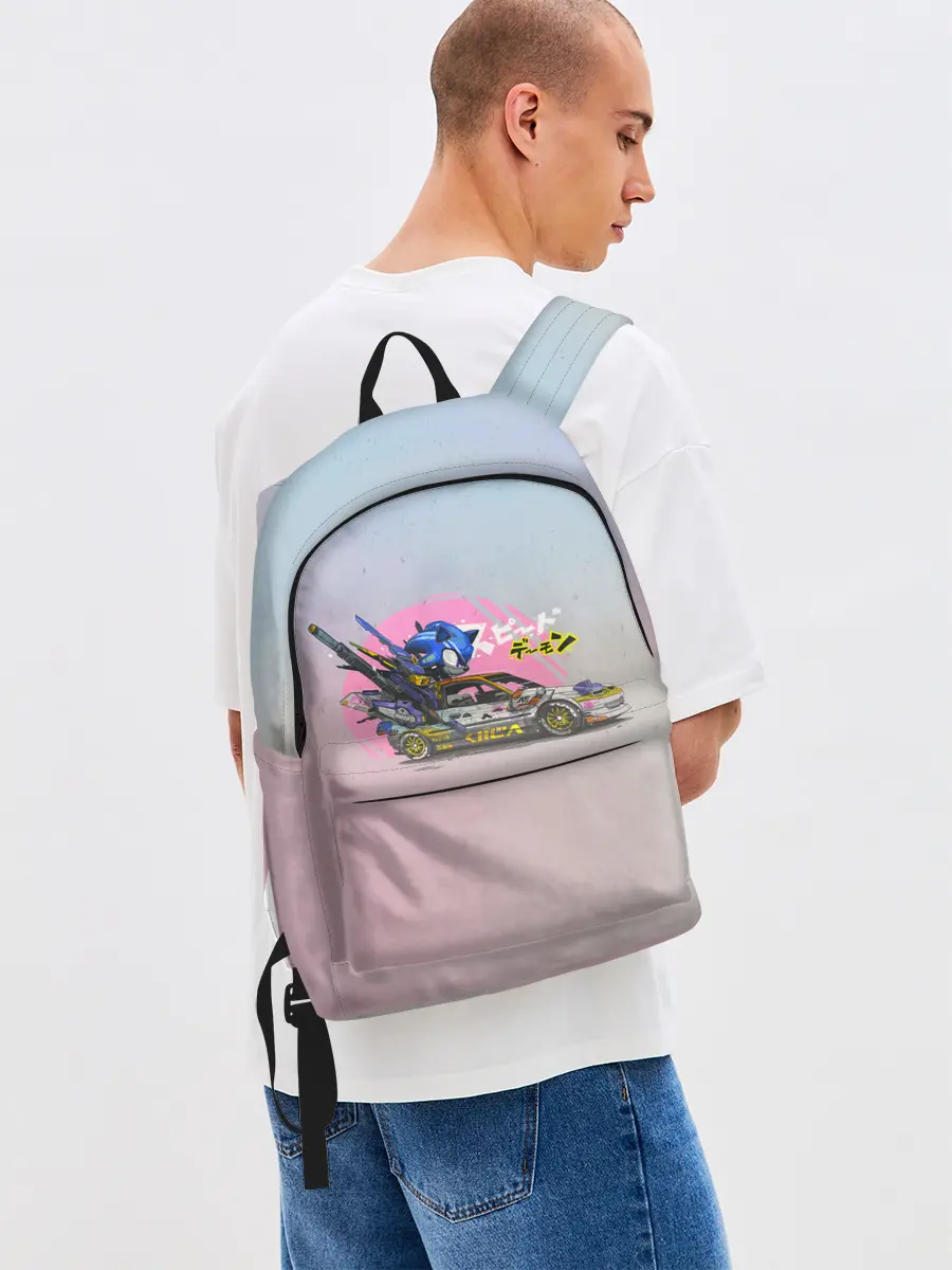 Рюкзак джинсовый / Sonic racer