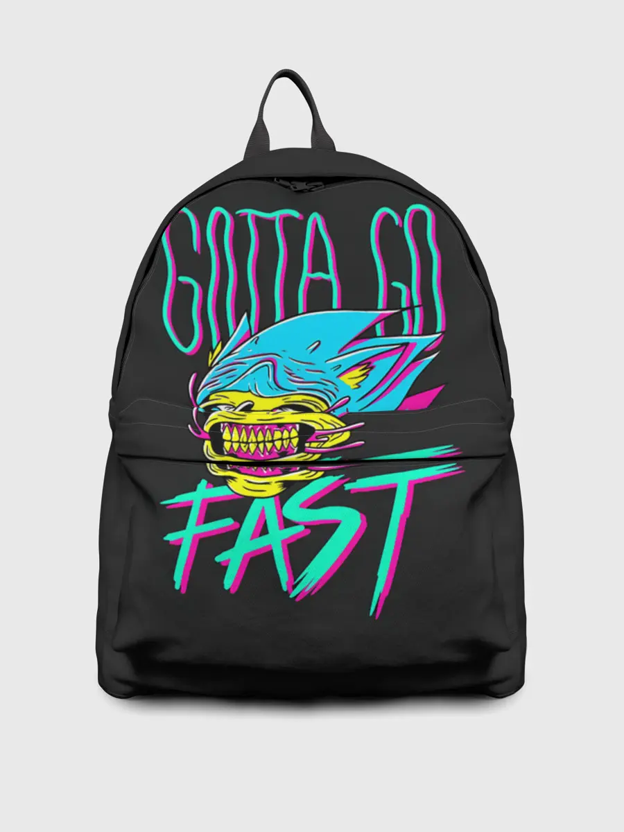 Рюкзак джинсовый / Gotta go fast