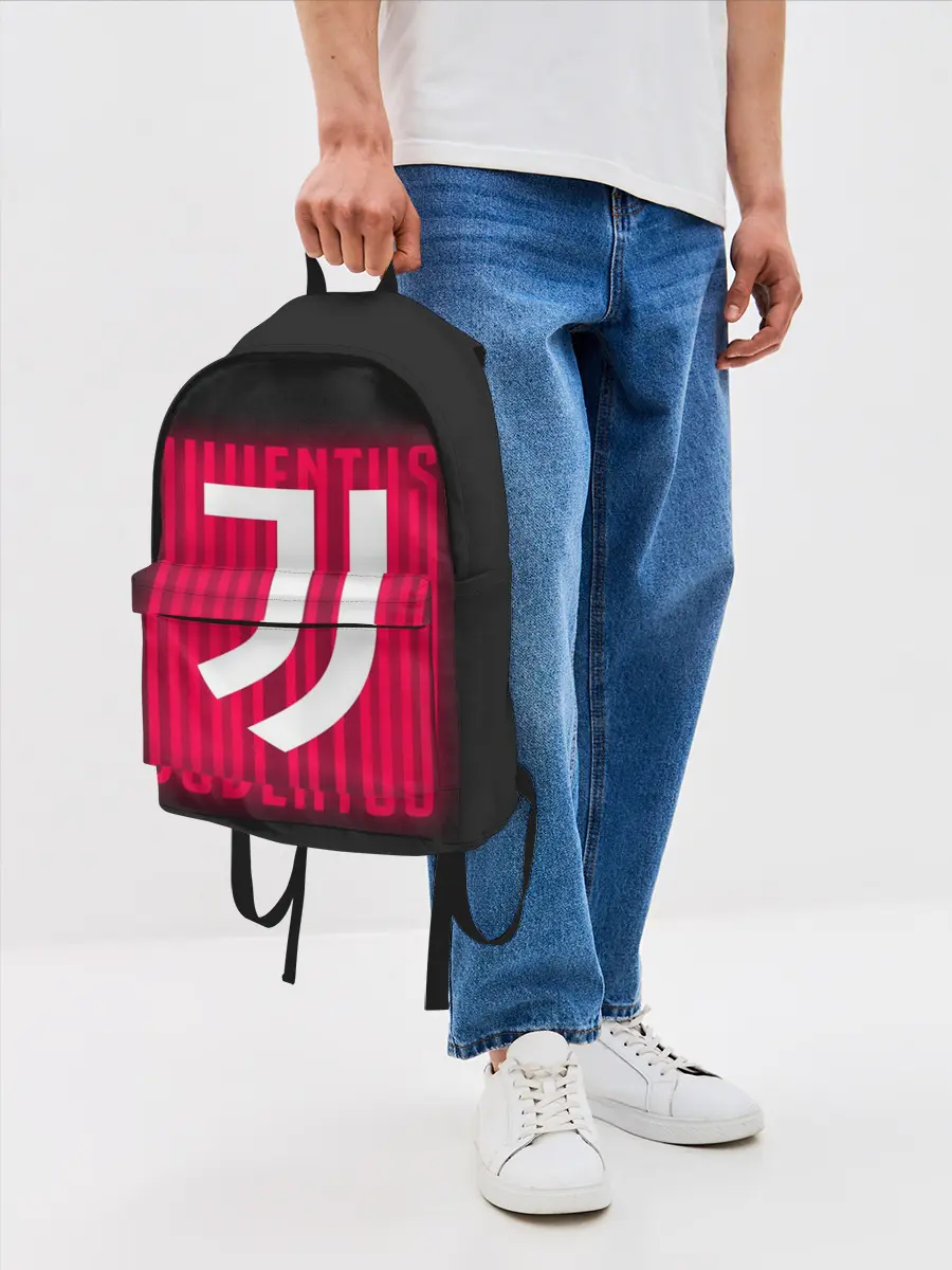 Рюкзак джинсовый / JUVENTUS / ЮВЕНТУС / НЕОН