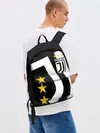 Рюкзак джинсовый / JUVENTUS / ЮВЕНТУС / ЗВЕЗДЫ