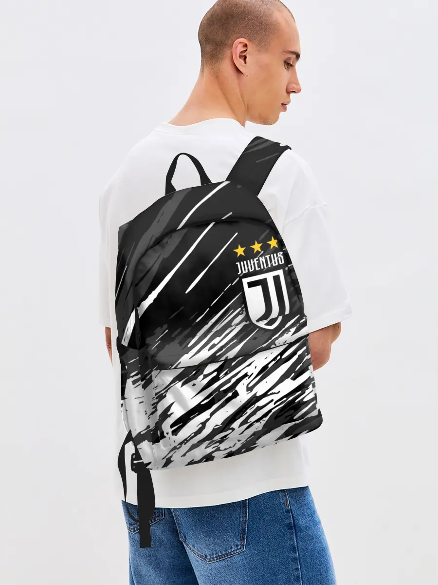 Рюкзак джинсовый / JUVENTUS / ЮВЕНТУС / БРЫЗГИ