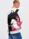 Рюкзак джинсовый / JUVENTUS / ЮВЕНТУС / НЕОН