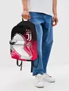 Рюкзак джинсовый / JUVENTUS / ЮВЕНТУС / НЕОН