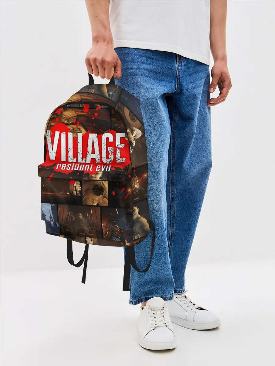 Рюкзак джинсовый / RESIDENT EVIL 8 VILLAGE