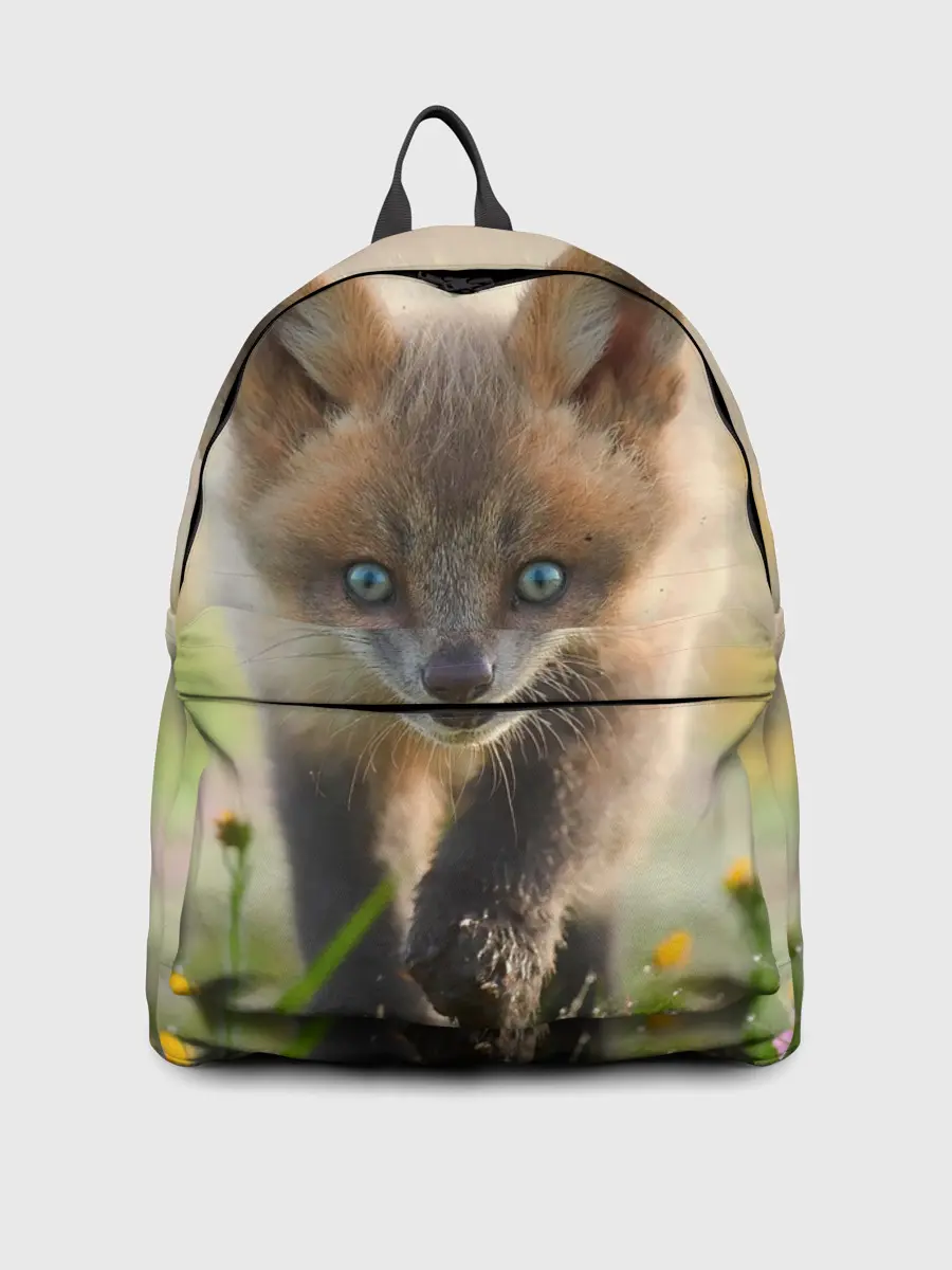 Рюкзак джинсовый / Лисичка