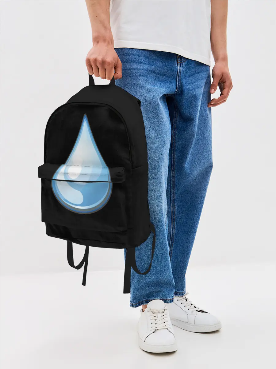 Рюкзак джинсовый / Капля воды