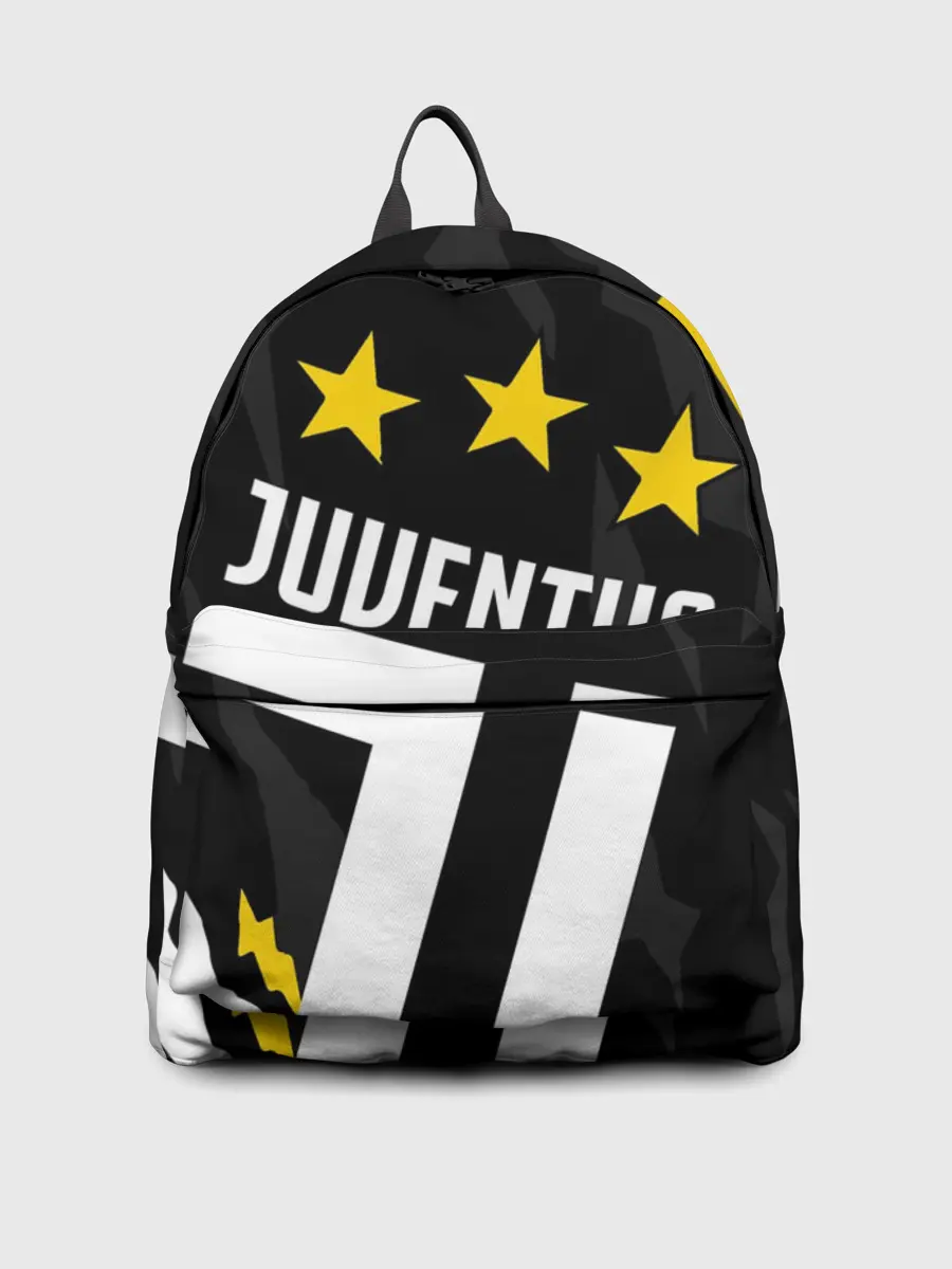 Рюкзак джинсовый / JUVENTUS / ЮВЕНТУС / ПОРЕЗЫ