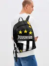 Рюкзак джинсовый / JUVENTUS / ЮВЕНТУС / ПОРЕЗЫ