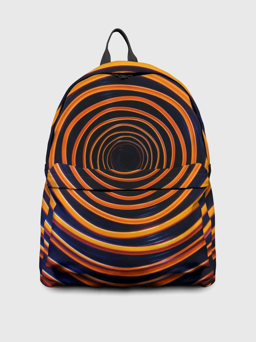 Рюкзак джинсовый / Круги неоновые