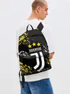 Рюкзак джинсовый / JUVENTUS / ЮВЕНТУС / КРАСКА