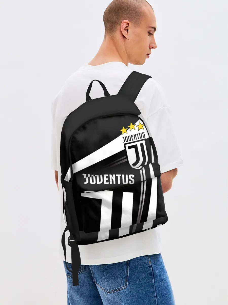 Рюкзак джинсовый / JUVENTUS / ЮВЕНТУС / ПОЛОСЫ