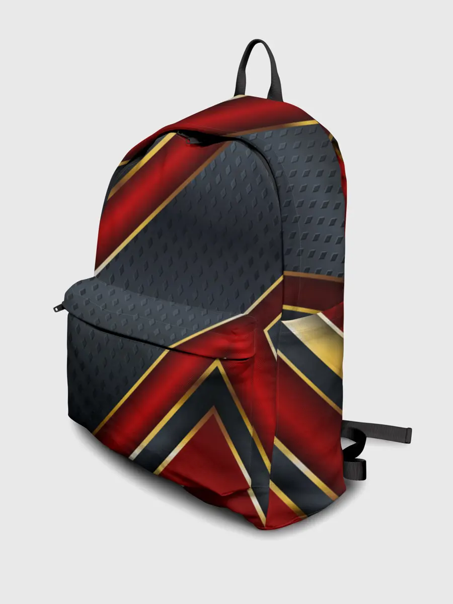 Рюкзак джинсовый / Black & Red 3D