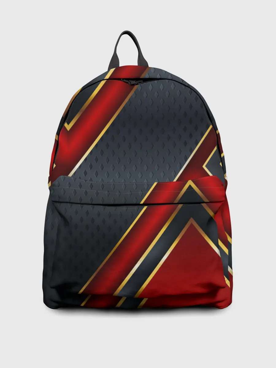 Рюкзак джинсовый / Black & Red 3D