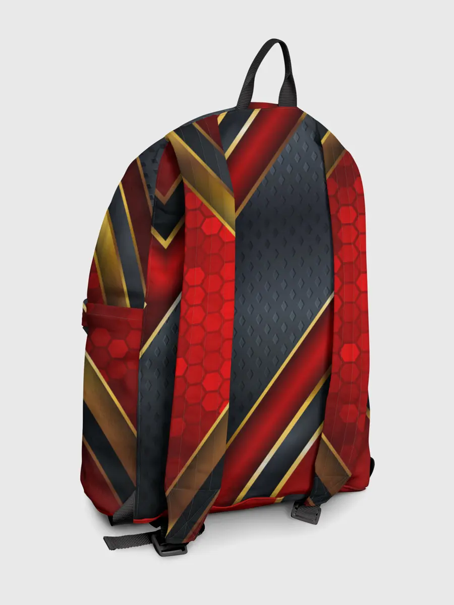 Рюкзак джинсовый / Black & Red 3D