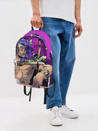 Рюкзак джинсовый / Бог виноделия Дионис