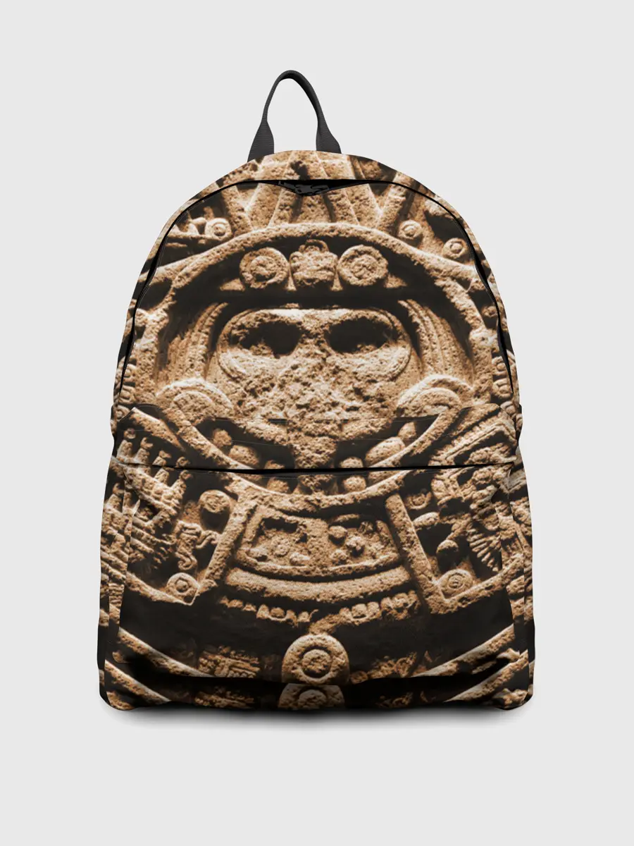 Рюкзак джинсовый / Ацтекский Календарь