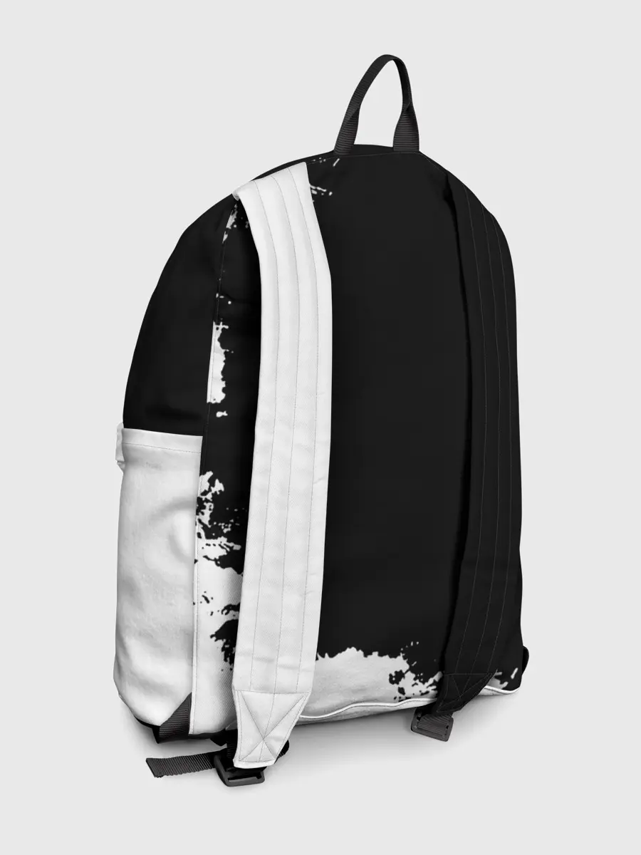 Рюкзак джинсовый / Чёрный клевер Аста и демон Либе