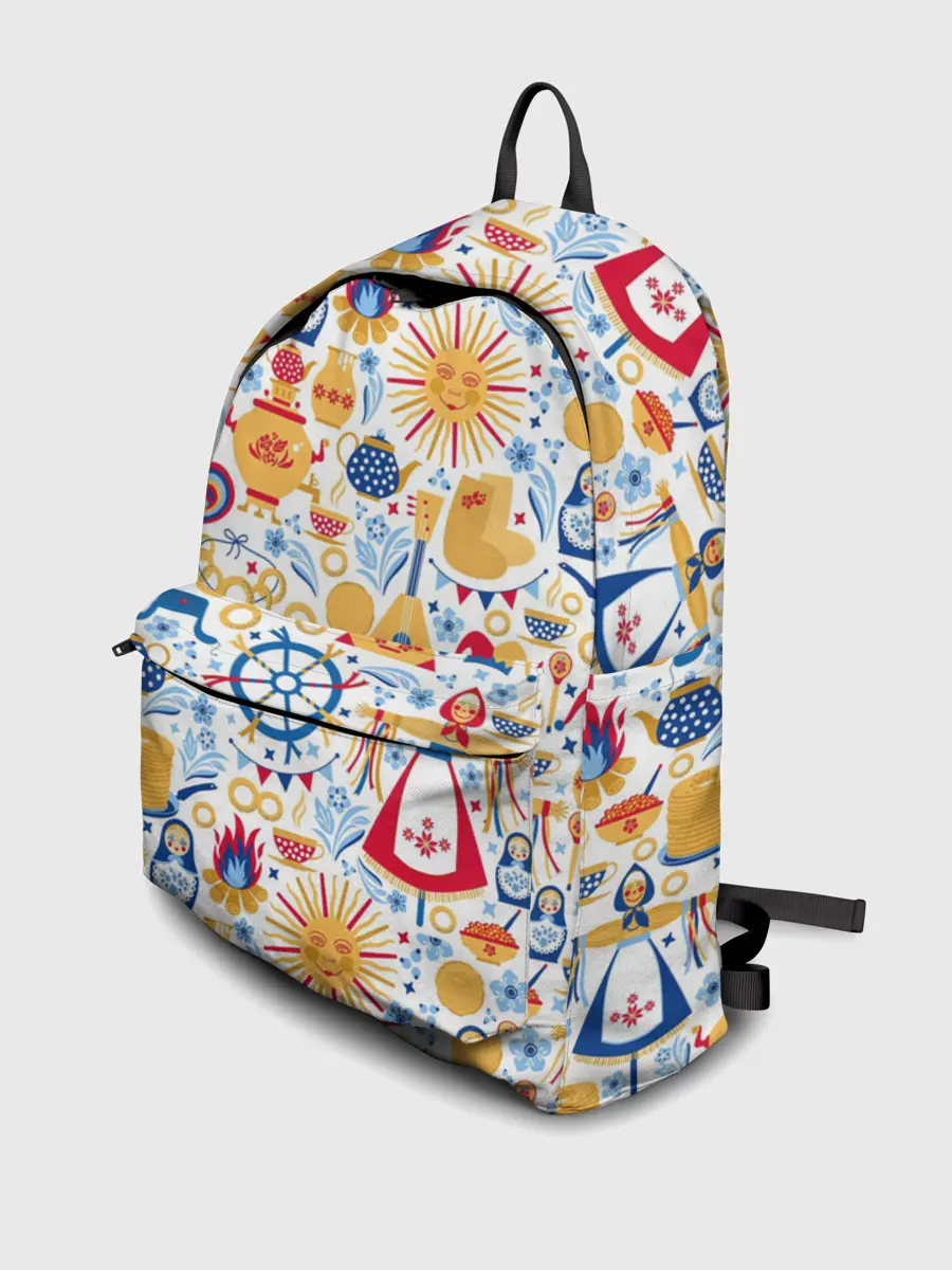 Рюкзак джинсовый / Славянская символика