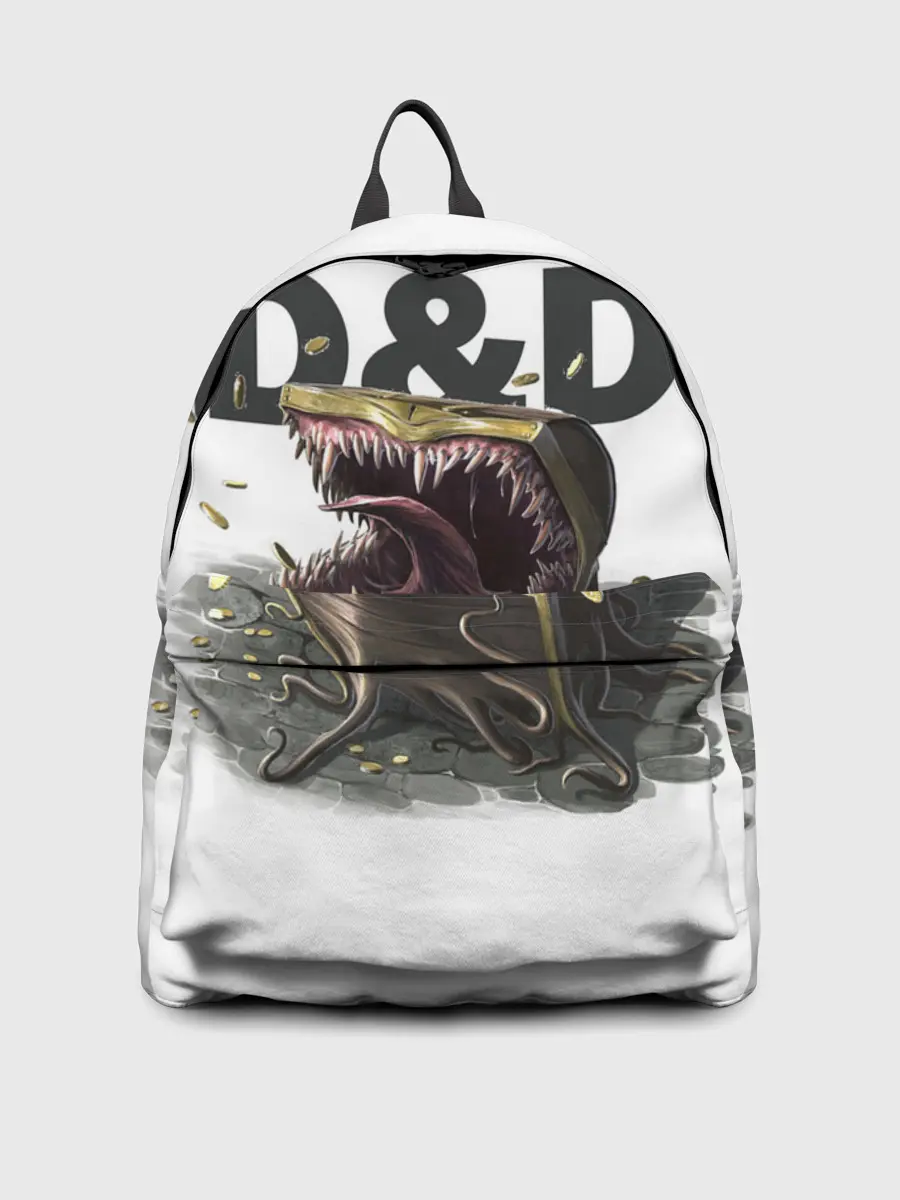 Рюкзак джинсовый / D&D | Мимик-сундук | ДнД