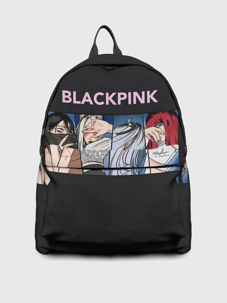 Рюкзак джинсовый / Hide eyes | Blackpink