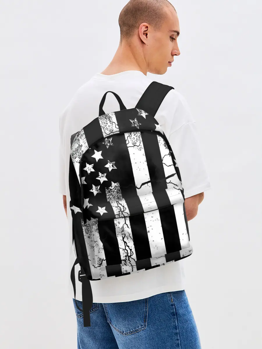 Рюкзак джинсовый / ЗВЕЗДНО-ПОЛОСАТЫЙ