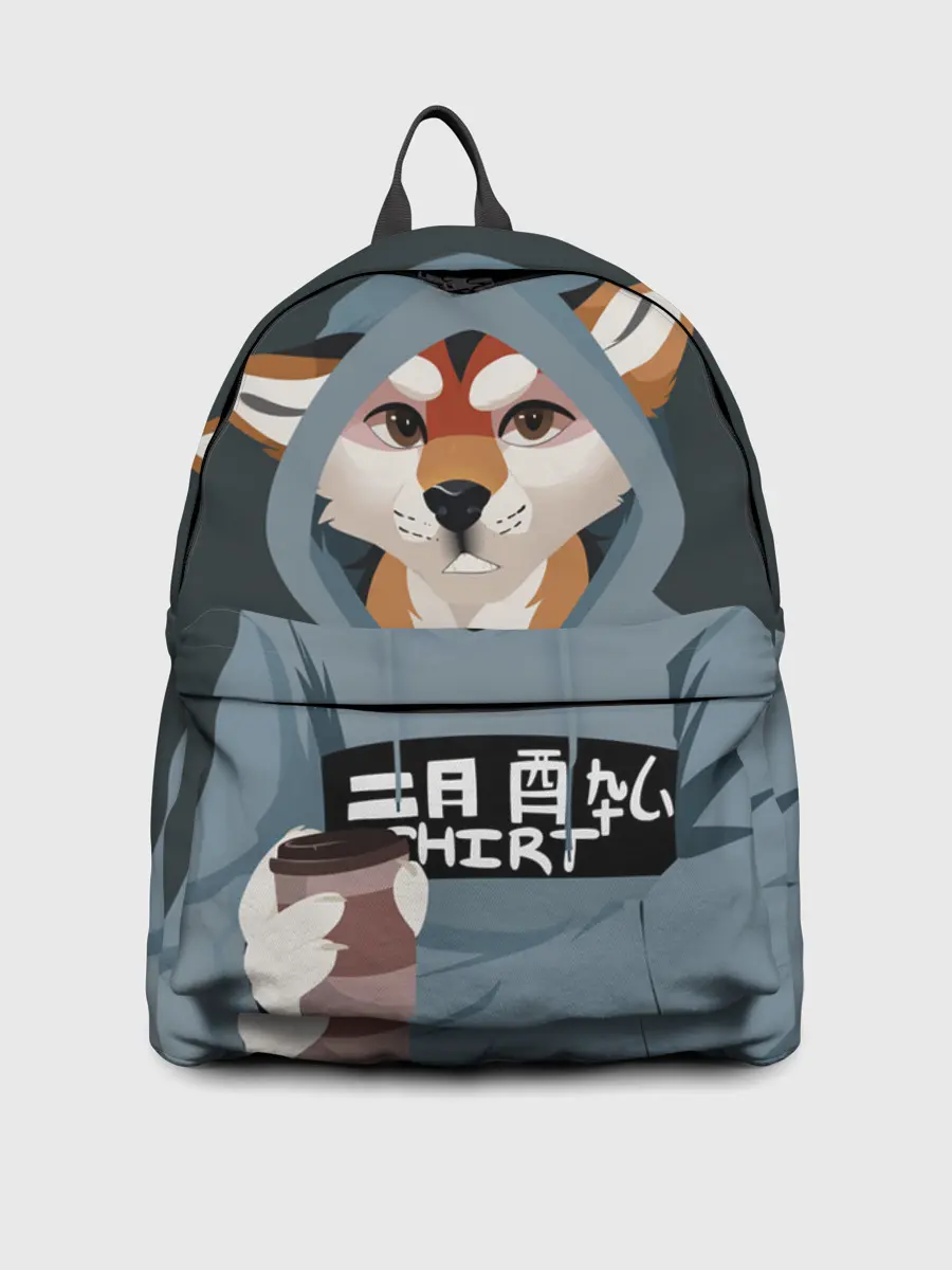 Рюкзак джинсовый / Furry fox