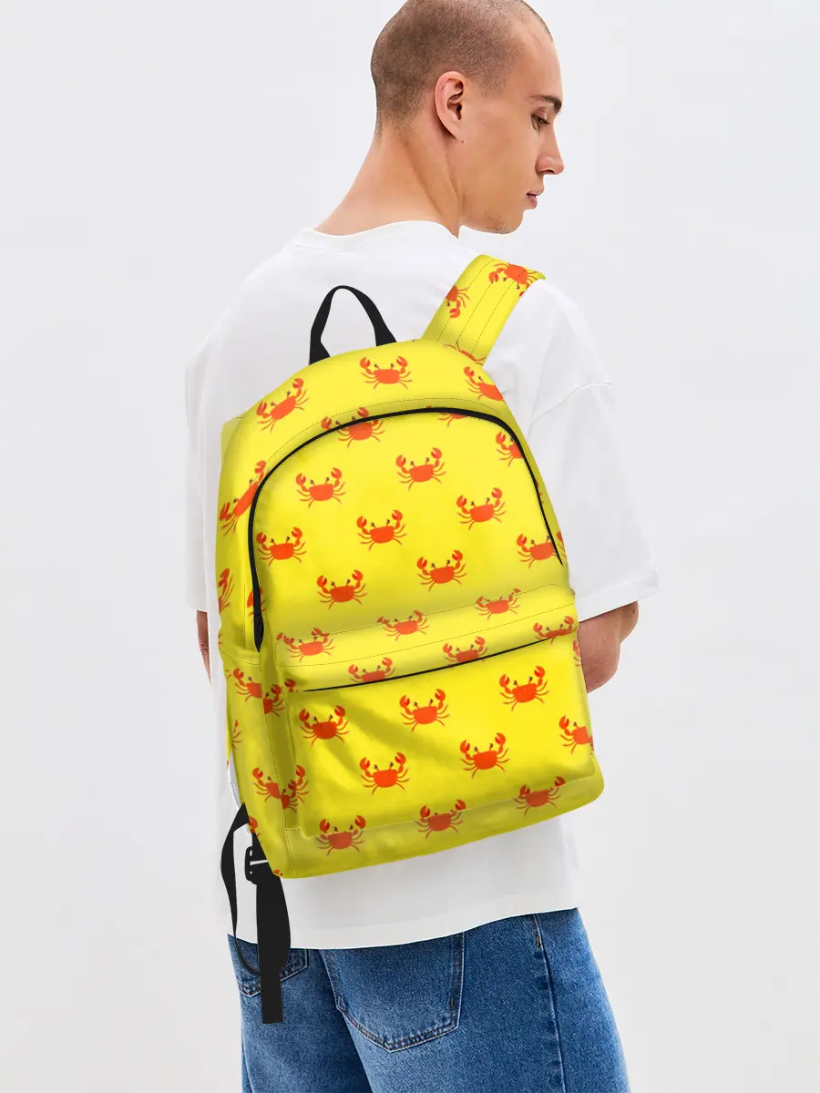 Рюкзак джинсовый / Крабы