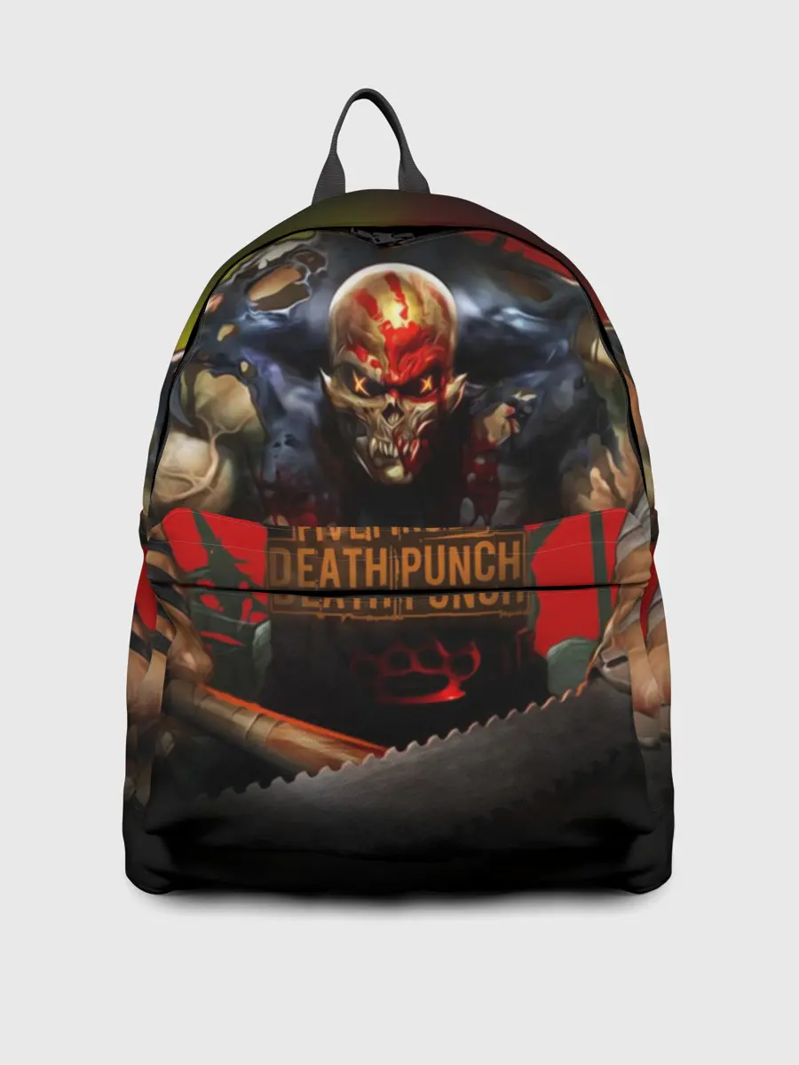 Рюкзак джинсовый / Five Finger Death Punch Skull