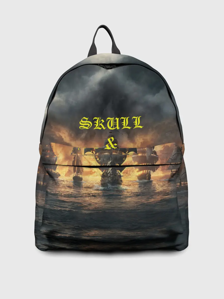 Рюкзак джинсовый / Skull & Bones | Пираты