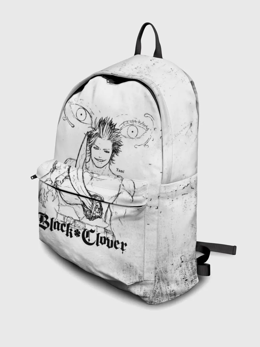 Рюкзак джинсовый / Ями Сукэхиро Чёрный клевер