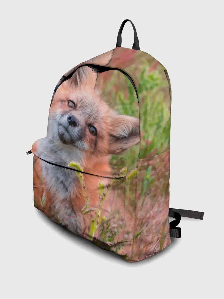 Рюкзак джинсовый / Лисичка