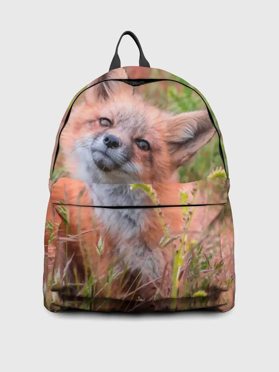 Рюкзак джинсовый / Лисичка