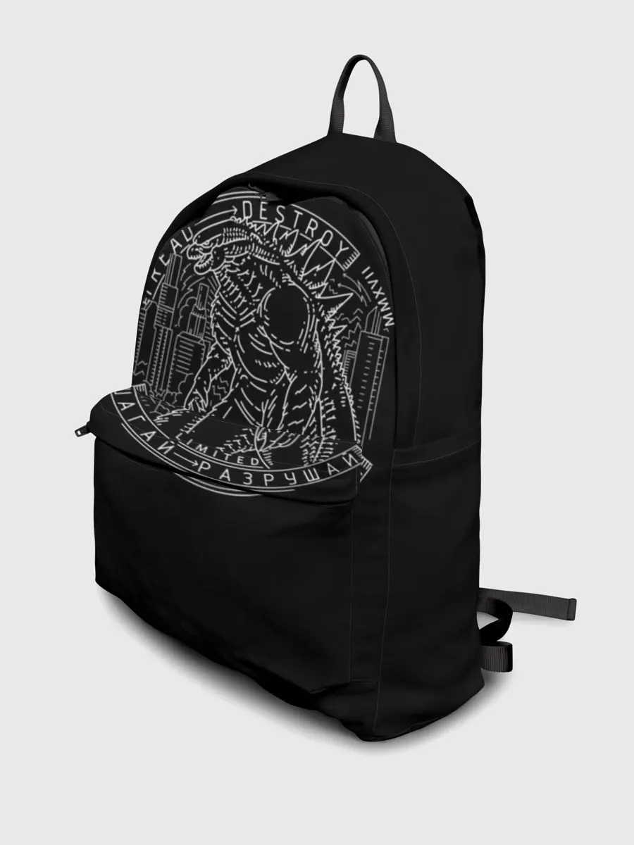 Рюкзак джинсовый / Годзилла / Godzilla