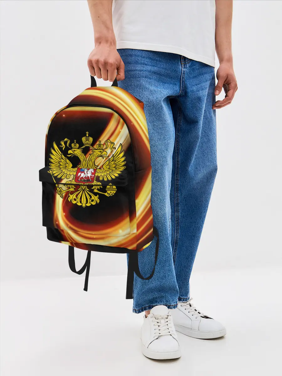 Рюкзак джинсовый / Герб РФ collection line