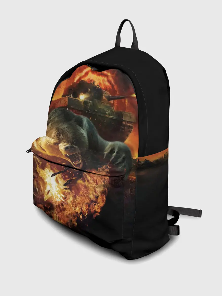 Рюкзак джинсовый / Русский медведь