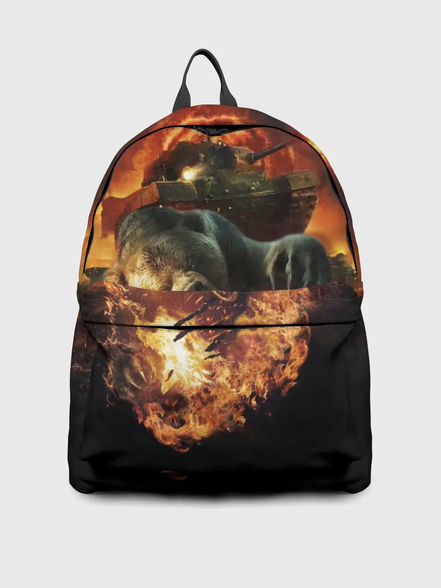 Рюкзак джинсовый / Русский медведь