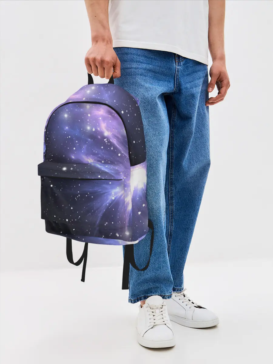 Рюкзак джинсовый / Сияние звёзд