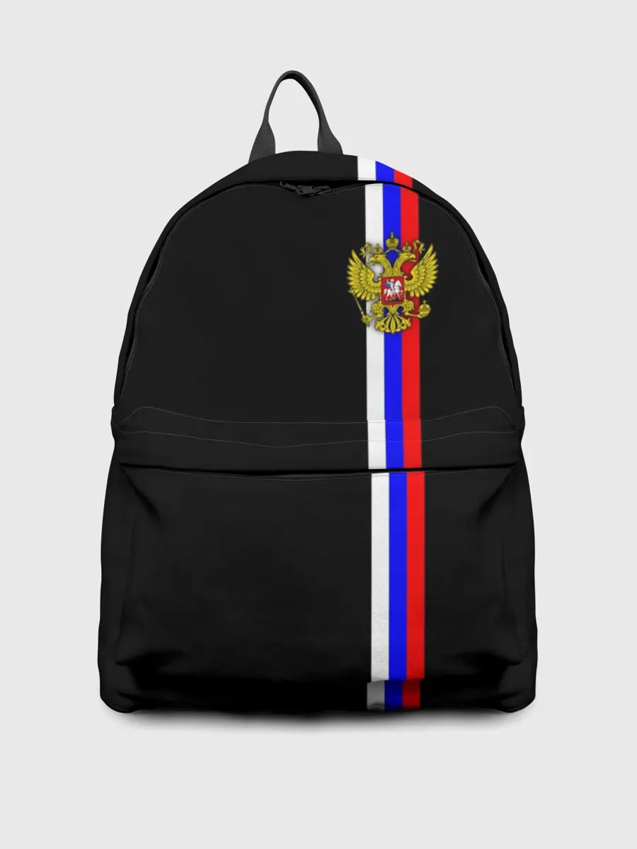 Рюкзак джинсовый / Лента с гербом России