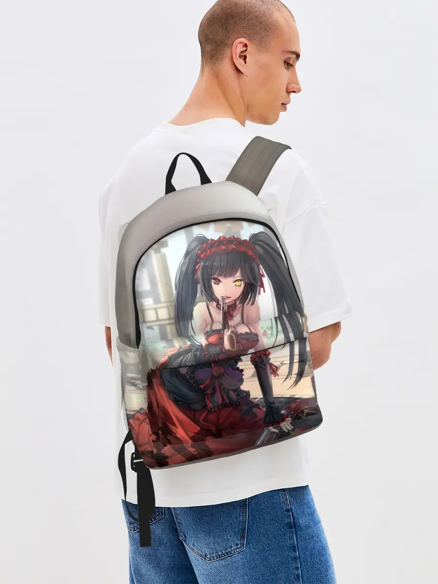 Рюкзак джинсовый / токисаки аниме