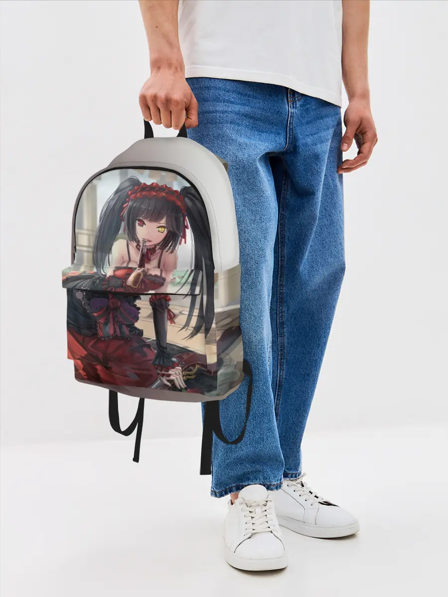 Рюкзак джинсовый / токисаки аниме