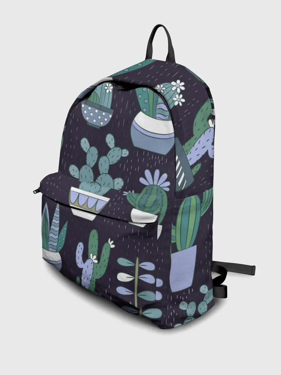 Рюкзак джинсовый / Кактусы