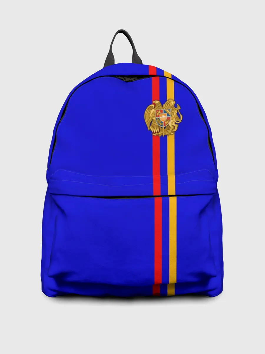 Рюкзак джинсовый / Армения, лента с гербом