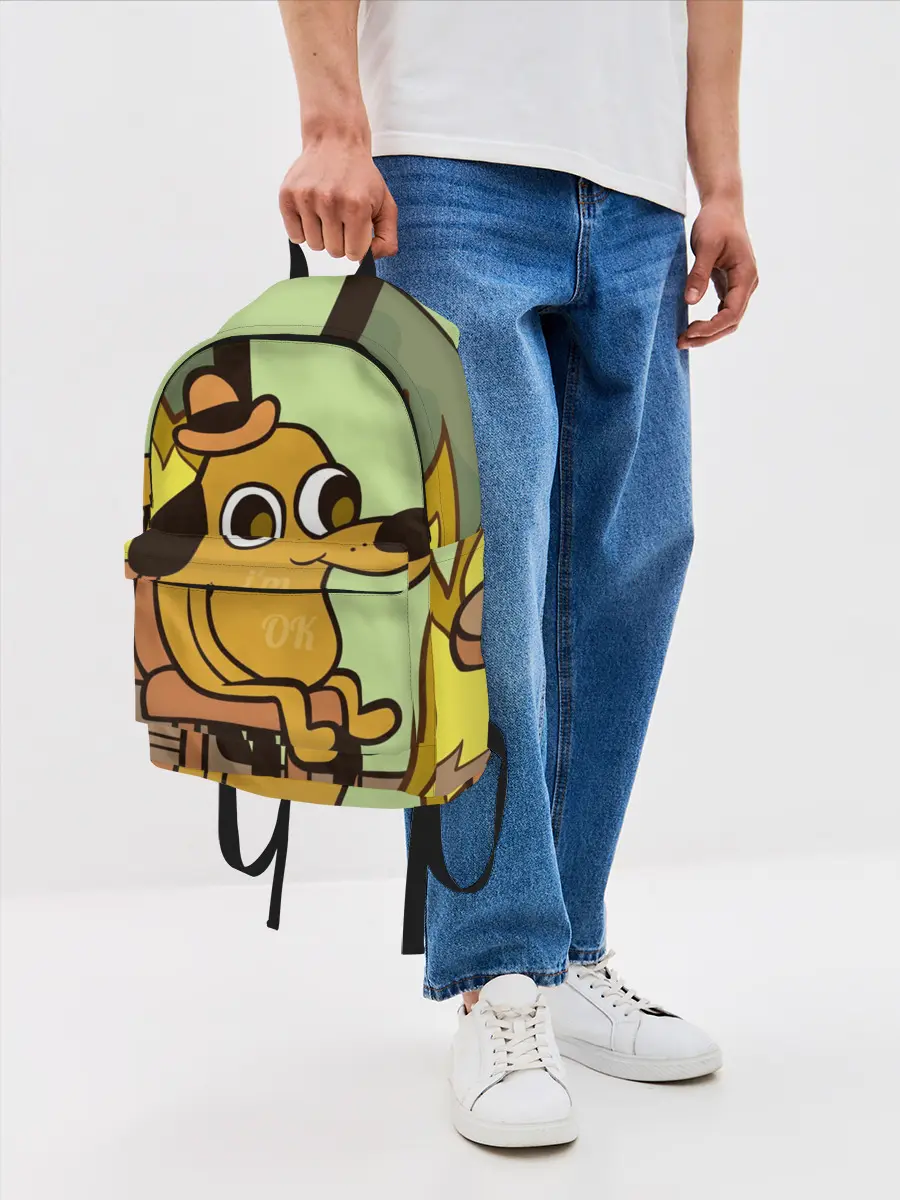 Рюкзак джинсовый / This is fine