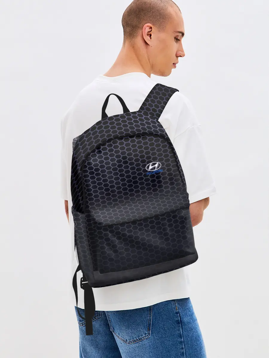 Рюкзак джинсовый / HYUNDAI carbon uniform 2018
